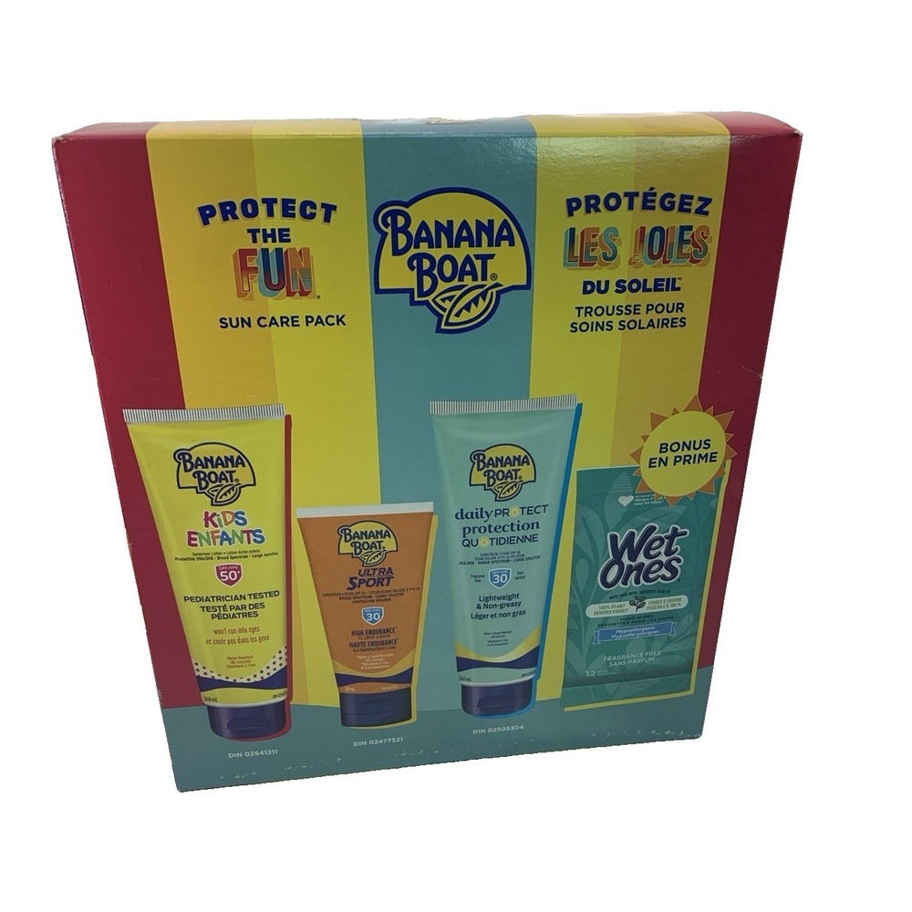 New In Box - Banana Boat Beach‎ Sun Care Pack - Protect The FUN  Expiry 09/2027